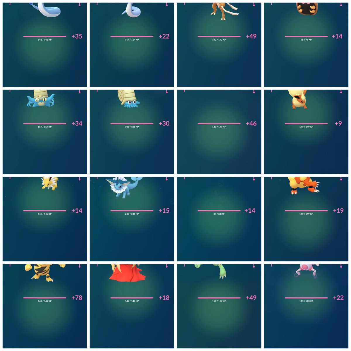 Madmar1976's tweet photo. MaxOutMonday ✅
32 * Hundo Gen.1 Push to Lvl 50 Today
971#Lvl.50 Pokémon
Next Monday marks my 10th anniversary in Pokémon GO, so I’m going to power up the remaining 29 Pokémon to reach a total of 1,000 Pokémon at Level 50 for the occasion.🤫🫡
#PokemonGo #MaxOutMonday https://t.co/2vOwdG9eDU