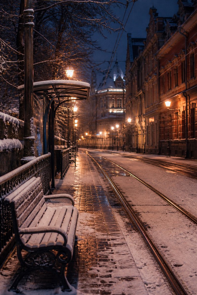 THargis42406's tweet photo. Snow makes even waiting feel peaceful. https://t.co/9xkJ7t7bVt