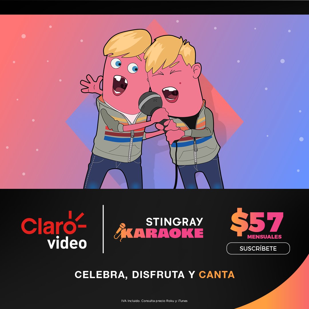 ClaroVideoMx's tweet photo. ¡Arma el karaoke más divertido con toda la familia! 🎤 ¡Suscríbete ya a #StingrayKaraoke! 😁 🎶  https://t.co/dIaFChSMt1 https://t.co/O3PkVVTuBF