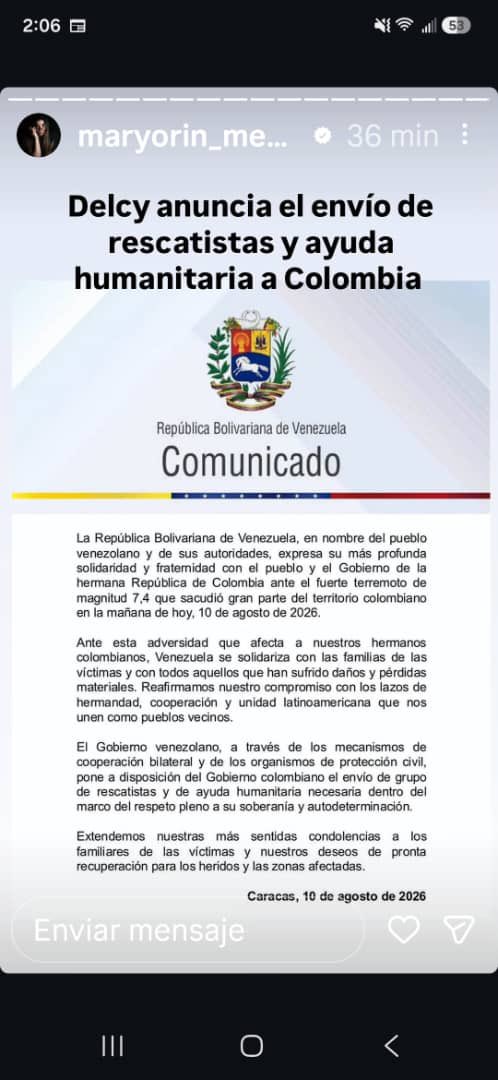 IdaniaChirinos's tweet photo. O sea!!! No supieron ayudar a las víctimas del reciente doble terremoto que sufrió La Guaira y ofrecen ayuda a Colombia!!! Por favor!!! https://t.co/KSYTIfhMm9