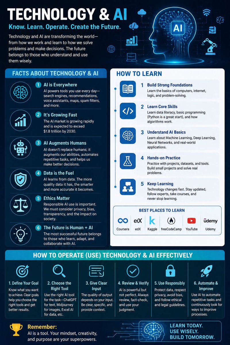 Adeniranarsh's tweet photo. 🌍 The future belongs to those who are ready to learn and adapt. Technology + AI + creativity = endless possibilities. Start learning today! 💻🤖

#TechUPBoys4 #Technology #AIForAfrica #FutureReady #LEARNTORFoundation https://t.co/VoKc8XQFAz
