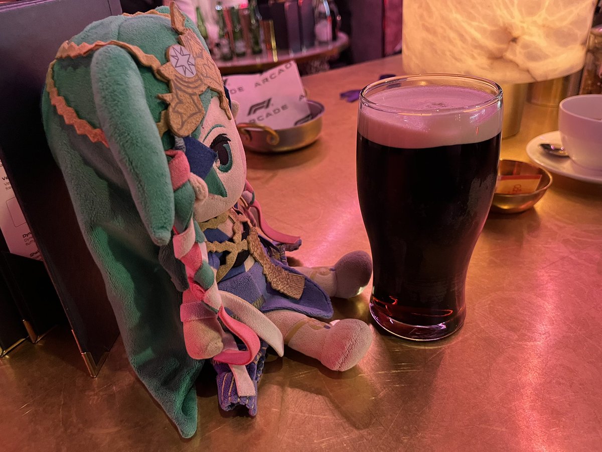 BookOfSothis's tweet photo. The duality of the Las Vegas GP! Early morning Guinness before Sothis gets her usual (not as early) morning coffee (with a bit of Bangladesh vs Ireland cricket in between!) - Taken 23rd November, 2025 https://t.co/HPuCUcJq7U