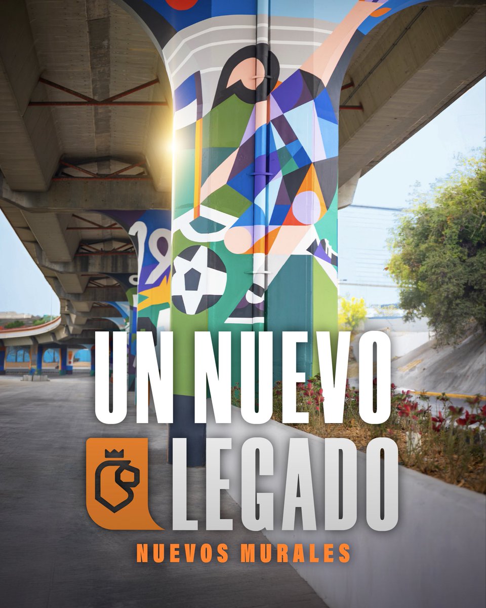 samuel_garcias's tweet photo. Más de 40 artistas locales, nacionales e internacionales aprovecharon los espacios públicos de Nuevo León para plasmar su arte con murales que reflejan lo mejor de la esencia e identidad de Nuevo León.

Este es el NUEVO LEGADO cultural que ahora podrás disfrutar por todo el estado. ¡Ánimo! 🖌🦁👊🏻