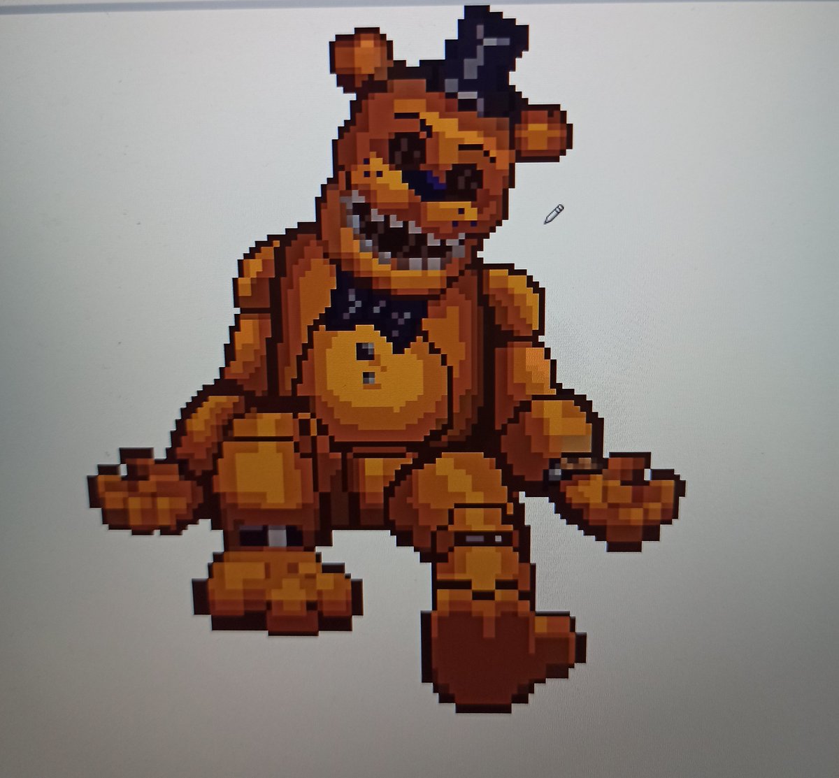 blueskksyy's tweet photo. The new kid looks a bit strange here... but whatever 🤔
#fazbearfrights #fnaf #fnafgoldenfreddy #goldenfreddy #thenewkid #fnafbooks #fnafbook https://t.co/58fHVaqgvH