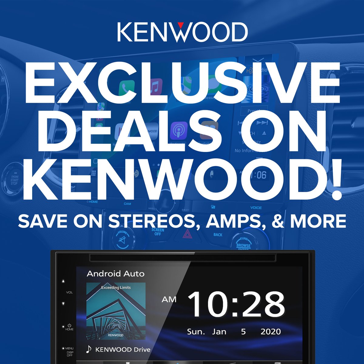 Creative__Audio's tweet photo. Huge savings on Kenwood! This month tons of Kenwood items are marked down, so don't miss out on this chance to upgrade and save! 🔊 

Shop Now: ⬇️ 
https://t.co/1AfvQ0bALd

#CreativeAudio #Kenwood #CarStereo #CarAudio #AudioUpgrade https://t.co/7y4rzhzb5o