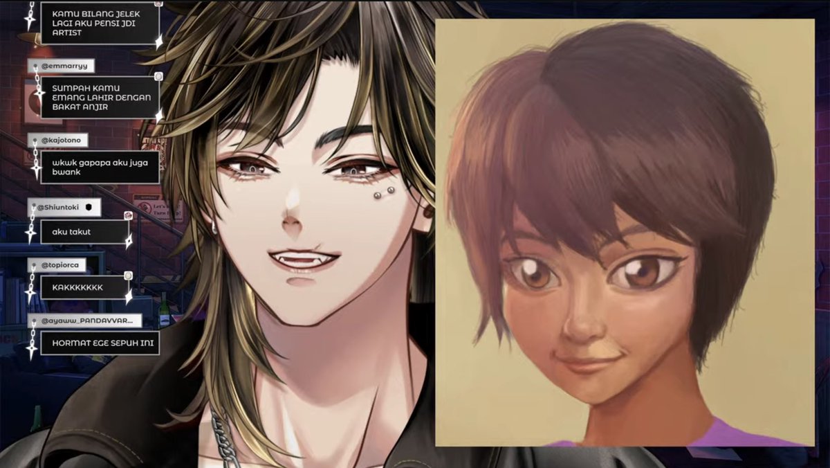 zethilgo's tweet photo. Kita viralkan #RieruArt dari abang ketua kami RIERU SHINDOU MAHA DASYAT MAHA MANTAP MAHA SEMI REALIS TOK TOK TOK! GAMBARAN SEBAGUS INI DI KEEPPP? 

Makasih sudah memberikan obrolan daging tengah malam and bless our eyes with your incredible art rieee! https://t.co/MuCMJiPFk7