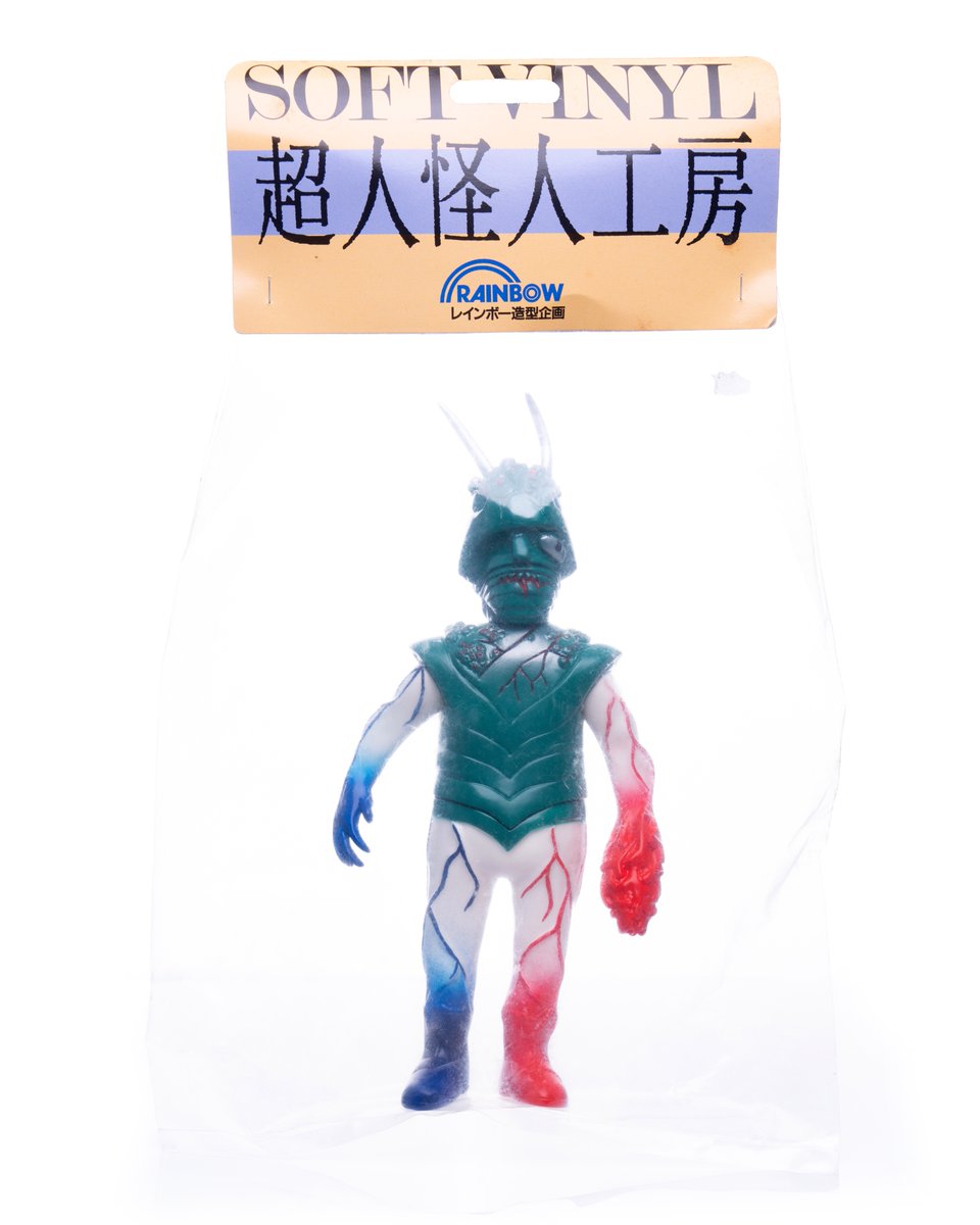ToyUndergroundS's tweet photo. Rainbow BAROM-1 Frankelge Sofubi figure

Size: 10” (260mm)
Articulations: 3
Material: Sofubi (Soft Vinyl)

Available at our online store!
https://t.co/zfb015p7i0

#sofubi #ソフビ #Toei #東映 #レインボー造型 #Rainbow #超人怪人工房 #蝴蝶超人 #Barom1 #超人バロム #フランケルゲ https://t.co/qduDEKnulD