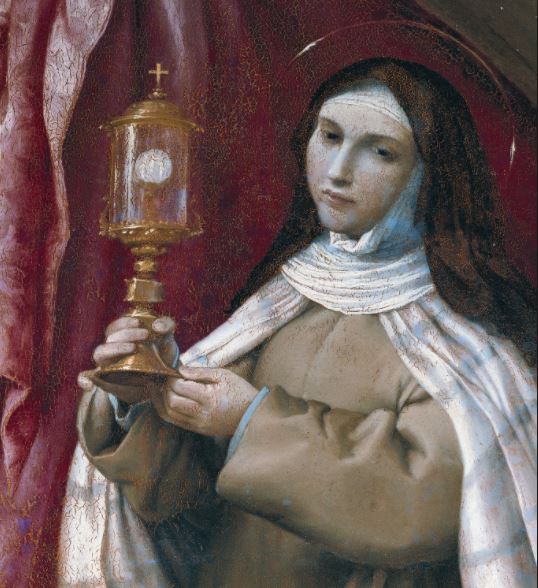 CBlaireau's tweet photo. Nous fêtons Sainte Claire d'Assise, vierge, fondatrice des Clarisses ✝️1253

Elle mena une vie très austère, riche d’œuvres de charité et de piété. Aimant par-dessus tout la pauvreté, elle n'accepta jamais de s'en écarter

#SaintDuJour -- Bonne journée

via @NominisTwitteritter https://t.co/Z52MEb80gA