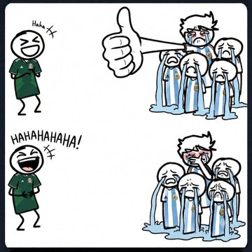 PadillaE123's tweet photo. @Agustin_Meunier @DonNatanaelCan0 Copiones hasta de los memes. Curioso que Cerrú y Arjensimia nos detestan, pero son bien copiones y son los que sí tienen complejo de inferioridad. "Ladran, Sancho, es señal de que avanzamos". 🤣 https://t.co/IMOJnIwjmn