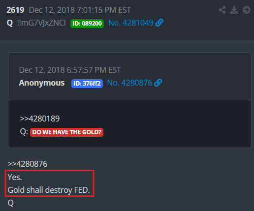 TheRipCord's tweet photo. Q: Do we have the gold?

Rand Paul says: Yes, it's all there and then explains how Gold shall destroy [the] FED.

"We run annual deficits of two trillion dollars. The Federal Reserve buys about a third of that debt by creating new money. Every new dollar dilutes the value of the dollars already in people’s pockets. Gold does not expand when Congress spends. Paper does. That is the difference."
-Rand Paul