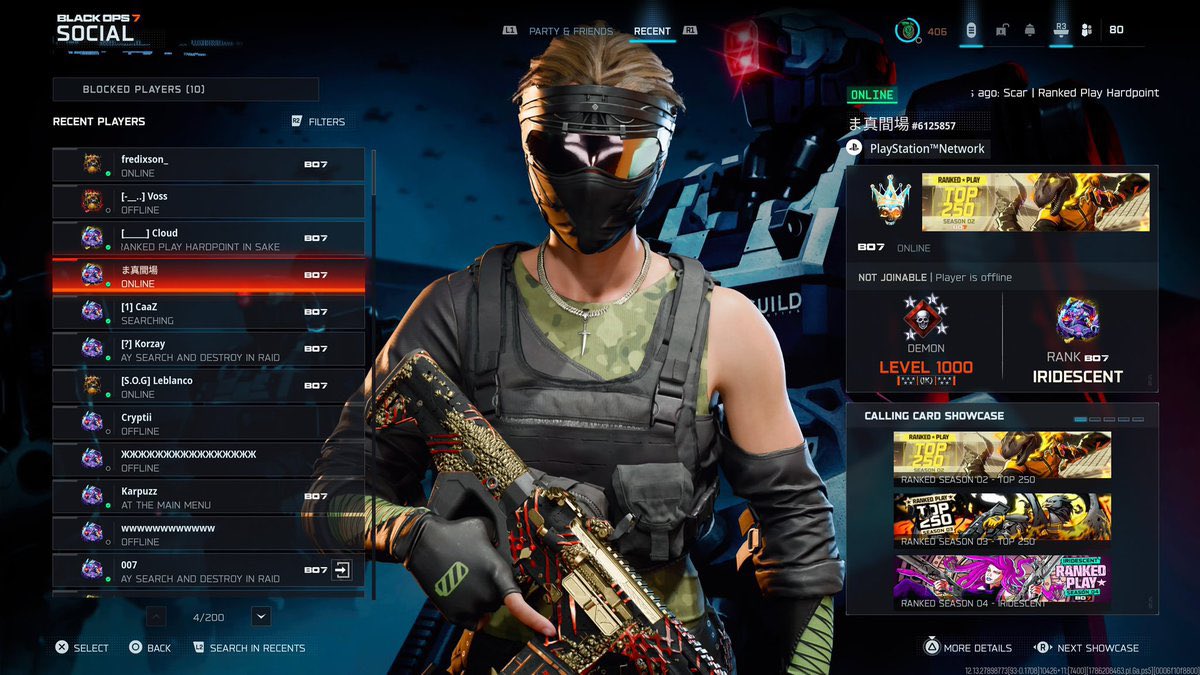 FarbodJalaliTTV's tweet photo. Let’s put this to the test. I’m a small content creator who is forced to play against this every single day.

You guys introduced hardware bans for consoles and claim that your anticheat is now better, so how is a Top 250 blatantly ragehacking against me without #TeamRICOCHET detecting it?

His Activision ID is: 末真間場#6125857

Review and ban. Let’s see if you guys care about average players like me and don’t just prioritize known players. @CallofDutyCM