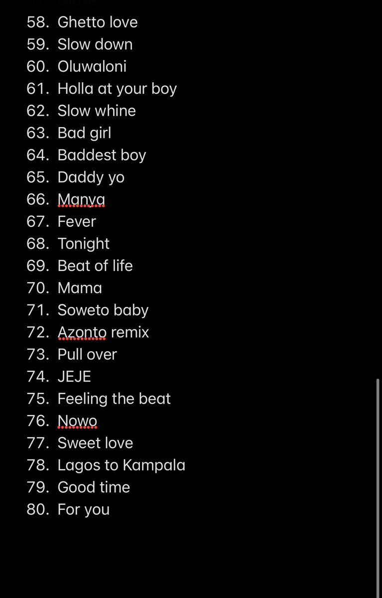 JAY5OFX_II's tweet photo. I don’t even need to touch wizkid 2020 — 2026 before I school you to show you how disrespectful it is to compare Wizkid to any Afrobeats artists in terms of hit songs. 
This is even tips honestly no body can stand him ! https://t.co/mL9EsdoHdc