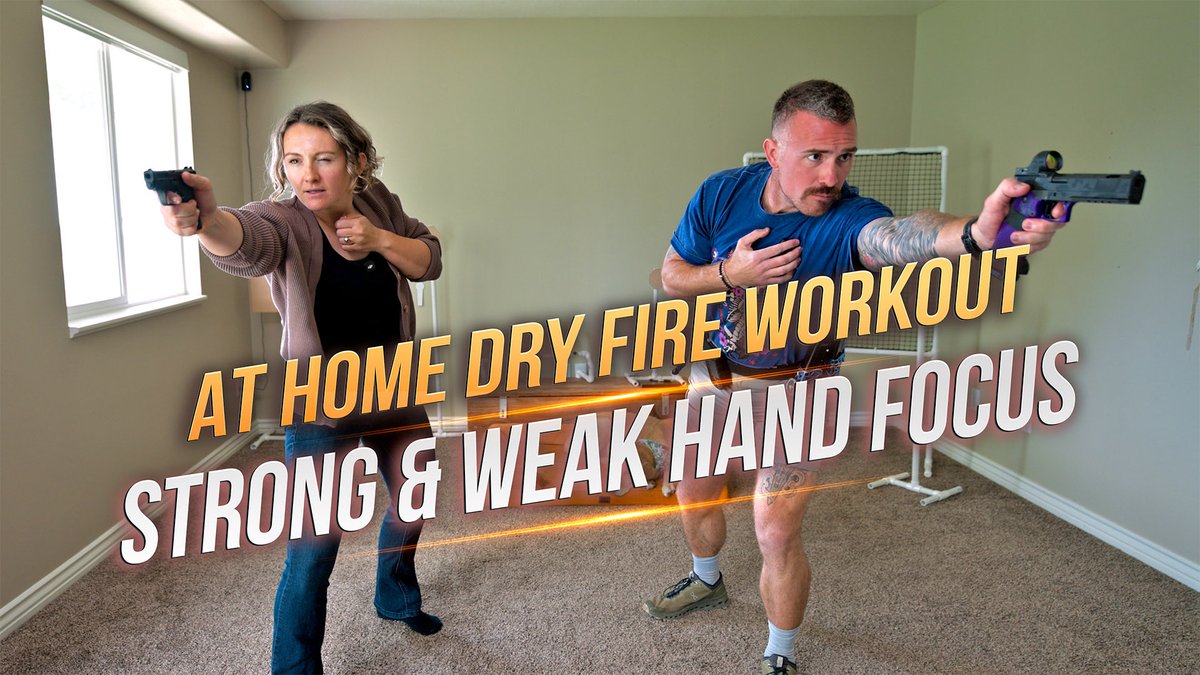 LenaMiculek's tweet photo. Knock out your daily dry fire with our 10 minute guided work out! Today - we’re focusing on strong hand and weak hand 🤝
Newest episode is LIVE over on the tribe🙌🏼🔥
#YouTube #LenasTriggerTribe #NewEpisode #DryFire #GuidedWorkout https://t.co/sFHA8naw9A