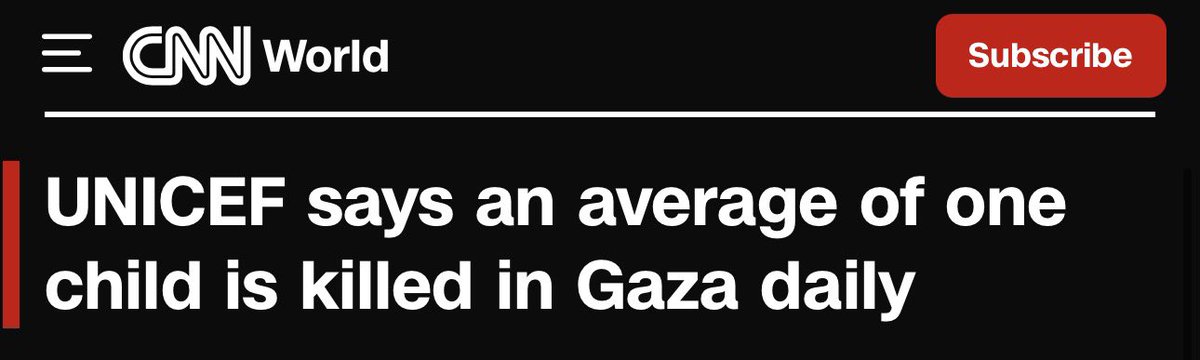 AssalRad's tweet photo. Who is killing a child every day in Gaza @CNN? https://t.co/XIycDR5gvb