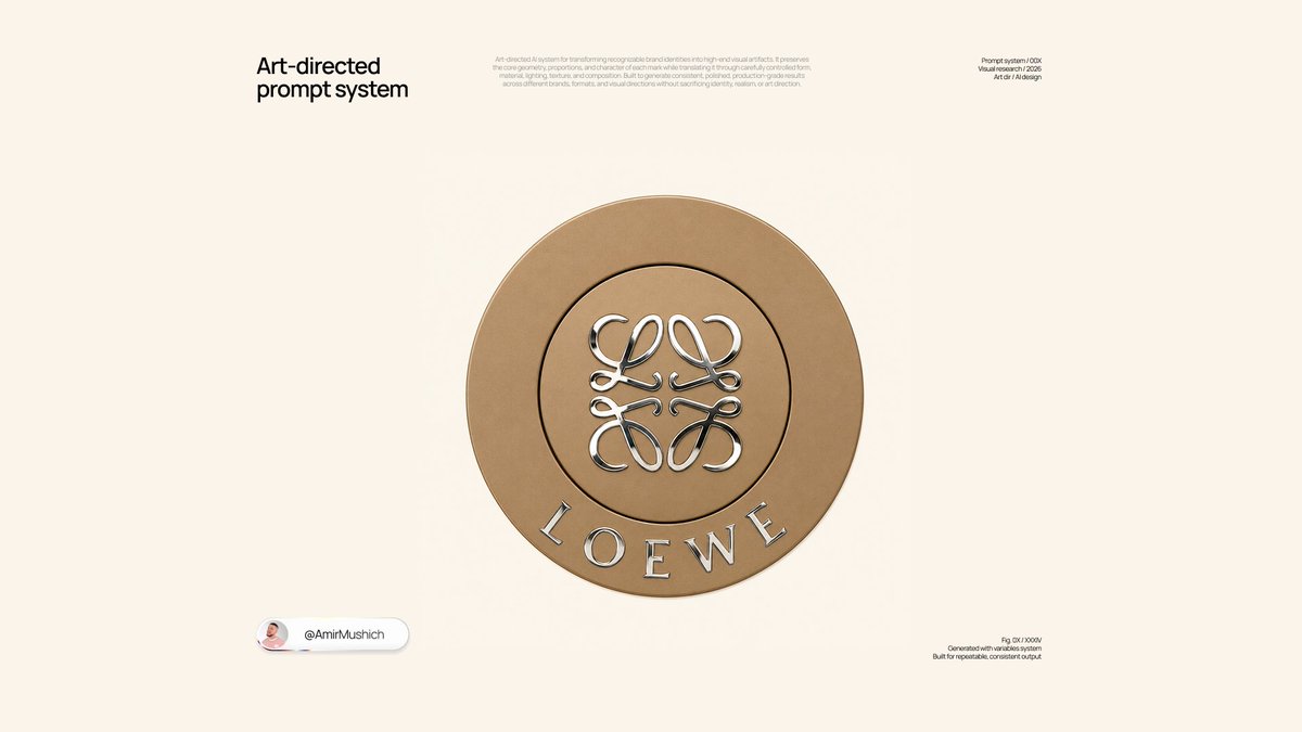 3D-sim luxury logo / GPT Image [dir. v9]

Design better with my method of Asset shifting - a variable-based prompt system that turns any logo/icon into visual style you need 

Prompt 🔽