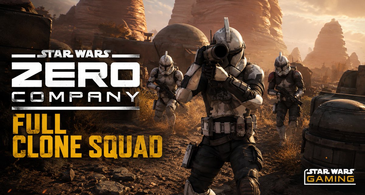 swtorstrategies's tweet photo. Yes, Star Wars: Zero Company lets you build a full Clone Trooper squad.

Clones unlock through story progression, while Operators can also wear clone armor — complete with helmet voice modulation.

The Grand Army playthrough is very real.

https://t.co/a6EWGGJfhZ https://t.co/l5roYwLKe5