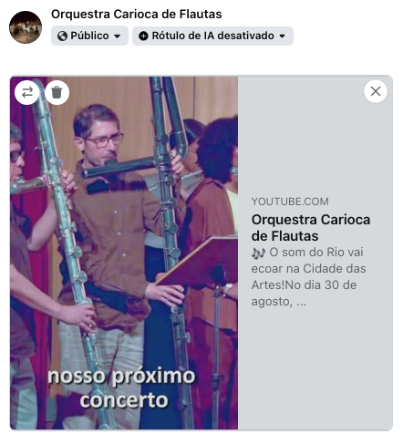 sergiobarr's tweet photo. 🎶 O som do Rio vai ecoar na Cidade das Artes!✨

🏛️ Local: Cidade das Artes
📅 Data: Domingo, 30/08/2026
⏰ Horário: 11h
🎟️ Ingressos: R$ 40 (Inteira) | R$ 20 (Meia)
#OrquestraCariocaDeFlautas #CidadeDasArts #MusicaBrasileira #CulturaRJ #AgendaCulturalRJ

https://t.co/3NztLzuEN2 https://t.co/YGVIxheYiy