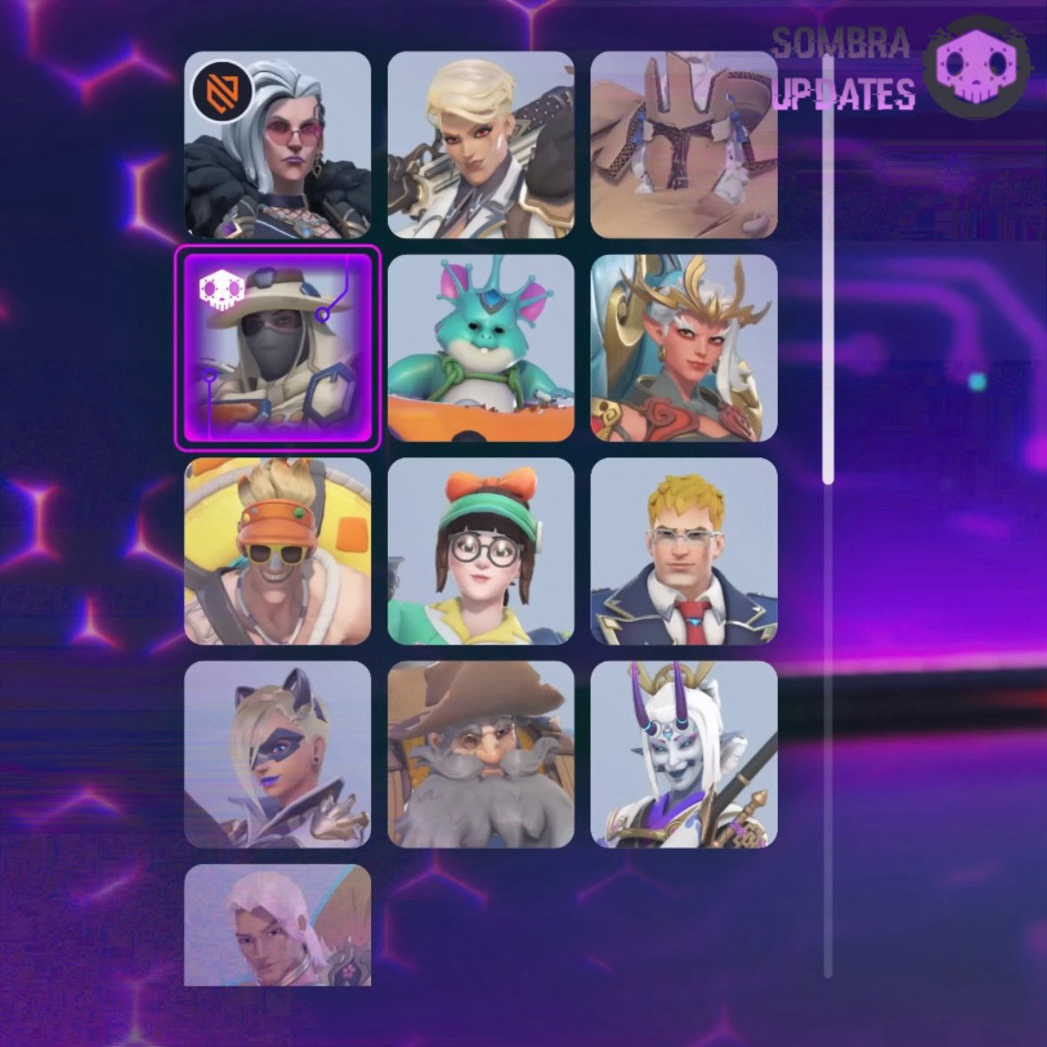 SombraUpdatesOW's tweet photo. #Sombra will give you the opportunity to change which skin you receive in upcoming #Overwatch Battle Passes!

Starting in season 4, players will earn 1 tier hack in the premium battle pass which will allow you to swap a skin in a track to a different previously released skin! https://t.co/Wyeh9cON7w