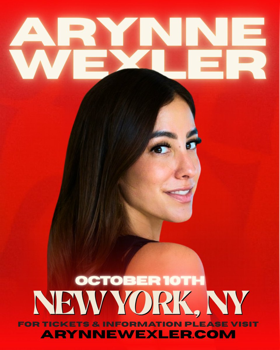 ArynneWexler's tweet photo. Last ticket drop sold out in less than 24 hours 🔥 so we've added another show

NYC Oct 10th late show tickets are live!

https://t.co/3HAGlZMtup https://t.co/rVpl9UlENT