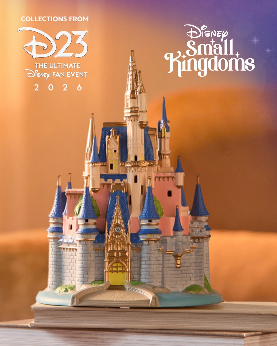 disneystore's tweet photo. Rule the realm with the Disney Signature Collectibles Small Kingdom figurines, debuting at D23: The Ultimate Disney Fan Event. Shop the collection online at Disney Store on August 17 at 8AM PT. 🏰 https://t.co/QYdDZtb0sz