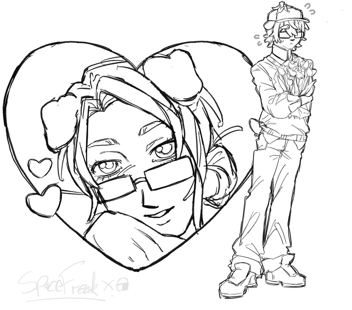 SpAce_Freakk3's tweet photo. Just for you I'll finish this drawing(hopefully) https://t.co/3VL1rBK0SN