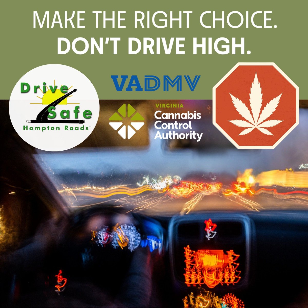 DriveSafeHR's tweet photo. Remember that impairment, no matter the substance, can have DEADLY consequences. If you feel different, you drive different. #DriveHighGetADUI https://t.co/DtBUmwSOY2