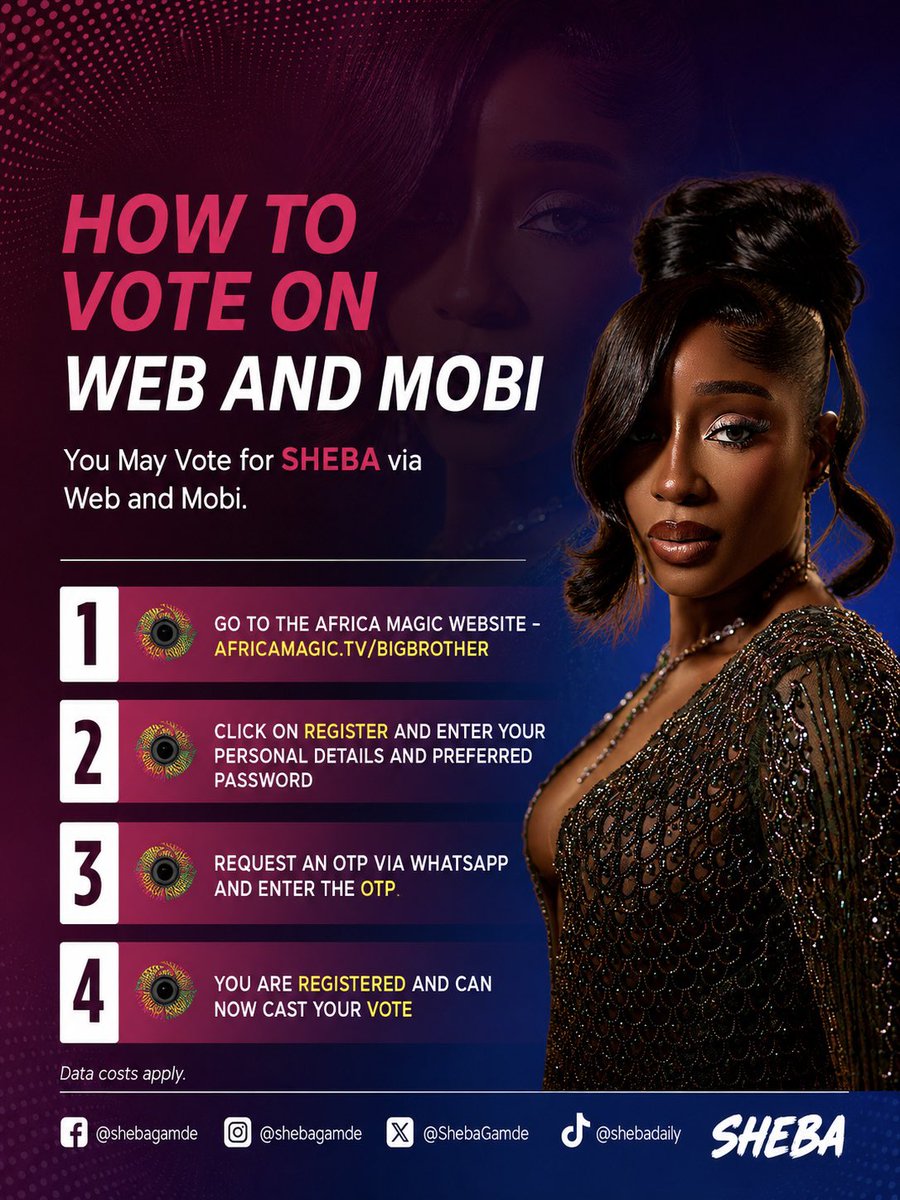 ShebaGamde's tweet photo. ‼️NO PANIC❌: we expected this!!! We asked for it and now we have this. 
SHEBANGS, our walking entertainment is UP for possible evictions and we have the opportunity to save her. 
Listen!!! SHEBA has given EVERYTHING a show needs in TWO WEEKS. 
It is time to give her everything we can and more. 

Let’s get the VOTING TRAIN MOVING. 
It is OPERATION SAVE SHEBA or SAVE SHEBA. 
Our only chant till voting closes is VOTE SHEBA. 
Let’s gooo🔥💯💪🏽. 
#BBNaija #VOTESHEBA