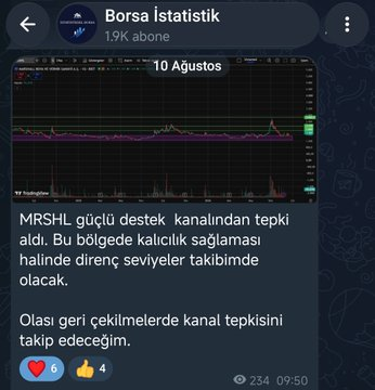 YoelFortner15's tweet photo. #MRSHL +8,14% ilk 10 dakikada 💥 Analizim ve saati aşağıda 📷   Allah bereket versin.  Bir sonraki hisse için PROFİLDEKİ LİNKTEN KANALA KATILMAYI UNUTMAYIN!  #borsa #xu100 #bist100 https://t.co/KCKp5gUcfr
