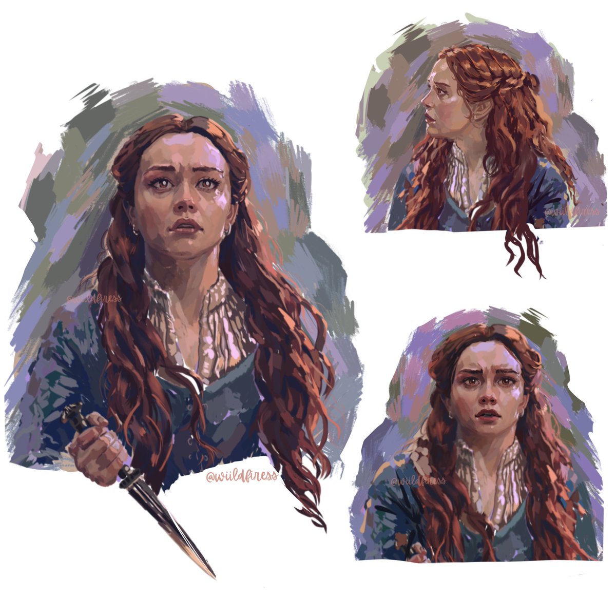 wiildfiress's tweet photo. alicent hightower colour study #hotd https://t.co/hY1vc4lVde