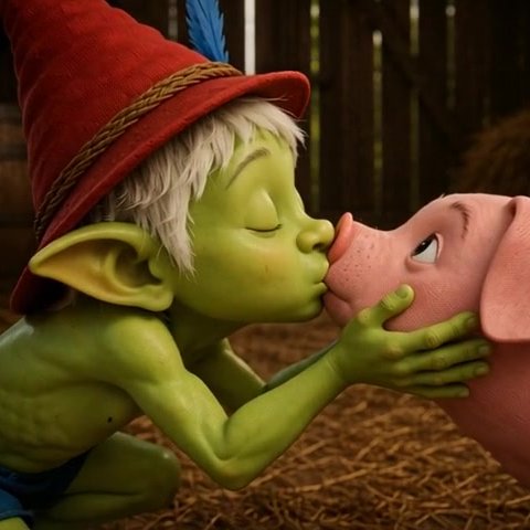 Porkimancer's tweet photo. Taufunke und Porki haben die gleiche Idee: Warum nicht die Porkimancer Freundschaft offiziell machen? Ob es eine doppelte Porki-Zeremonie im Porky Valley geben wird? Und wer wird die Zeremonie vornehmen? Auf jeden Fall eine sehr süße Liebe zwischen Pixies und ihren Schweinen. https://t.co/LW7HkEh6qk