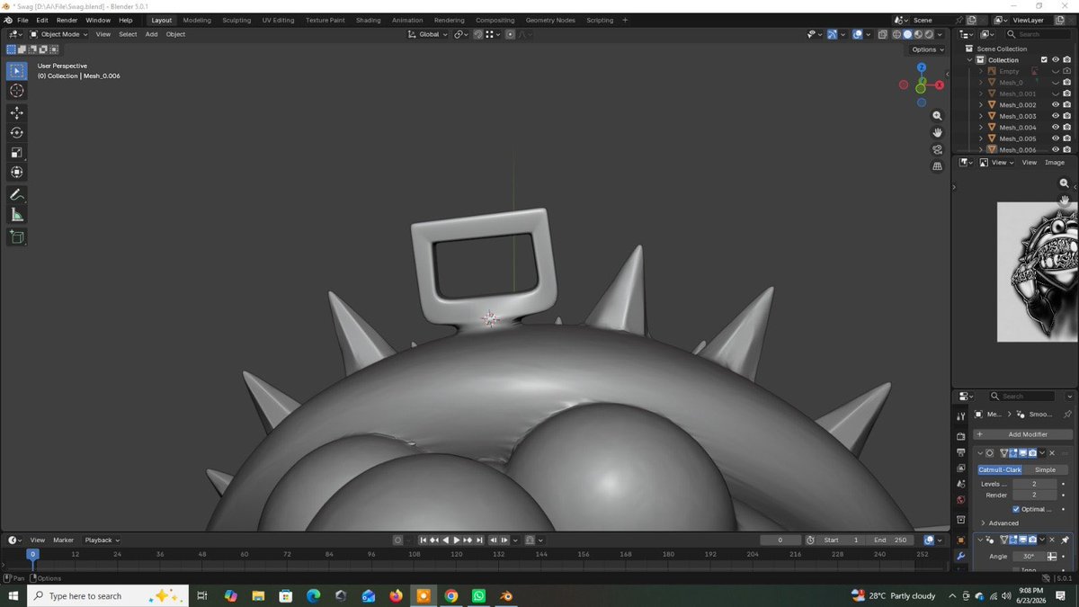 cusmax_'s tweet photo. Custom Stylized Character for 3D Printing
A high-detail stylized character sculpt created from a Sketch concept and optimized for 3D printing. Designed with clean topology, intricate details, and print-ready geometry while staying true to the original artwork.
#3DDesign #3dprinting #3dartwork