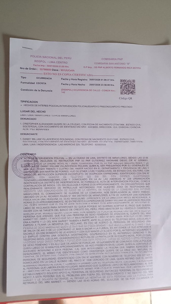 MrChaufa's tweet photo. @primaxperu @ListoPeru Tweet 3/4
Cuando escalé el caso a @PrimaxPeru buscando una solución, intentaron excusarse con la mentira de que "yo no respondí", cuando tengo capturas que demuestran que envié toda la documentación exigida. Pretenden cambiar versiones según les conviene. https://t.co/maQyIn8dKp