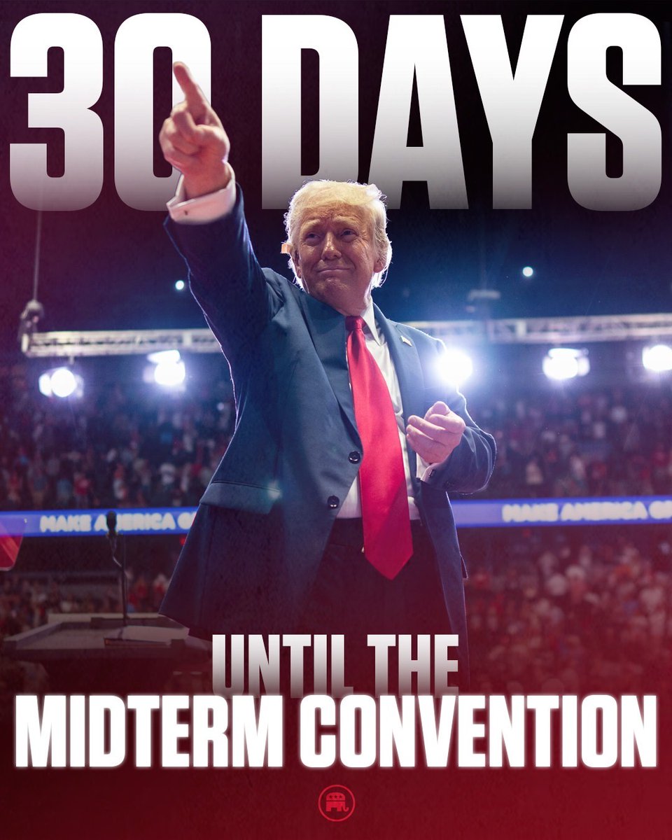 Republicans's tweet photo. 30 DAYS, PATRIOTS 🇺🇸 https://t.co/LzsjNyMlBD