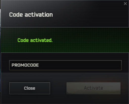 VeryBadSCAVR's tweet photo. NEW promocode - PROMOCODE
Only for PVP persistent mode
not PVE or Season.

P.S - Earlier code for fanny pack has been already expired. https://t.co/B4fnpsqrIF