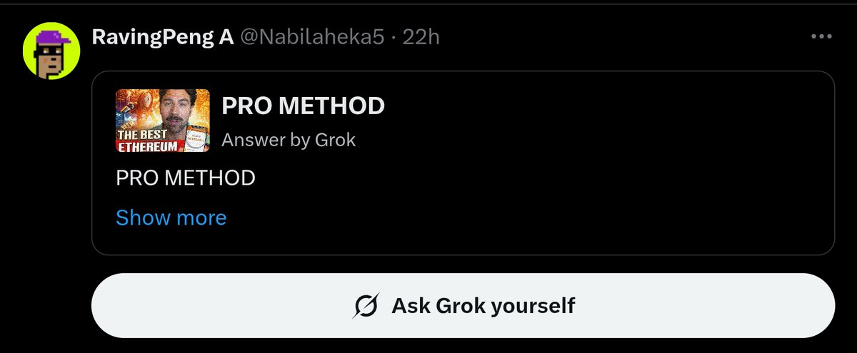 MastrXYZ's tweet photo. Some of you have probably noticed this already: under certain accounts, almost every crypto-related tweet gets one of these bot replies within seconds.

You block it. Next tweet, different account. You block that one. Another appears.

I get them too. They’re almost always the first replies under my tweets, lmao.

What you should know is that this is not random spam. It is part of a much more organised scam infrastructure.

The current version often imitates the visual language of Grok. Fake or manipulated “Answer by Grok” cards, familiar buttons, familiar formatting, then some garbage about ETH arbitrage, MEV bots, passive income or making $1,000 a day. 

The point is obvious: wrap an old scam in something users already recognise and trust.

The account replying to you is usually disposable. Bot farms can operate hundreds or thousands of accounts, rotate them constantly and monitor keywords such as ETH, crypto, trading, arbitrage or specific high-reach accounts. 

Automation allows them to reply seconds after a post goes live. Blocking 1 account therefore solves almost nothing because the infrastructure behind it is still running.

The interesting part is what happens after the reply.

The spam itself is usually just the entrance. 

The victim gets pushed towards a profile link, video, Telegram channel or website advertising some supposedly profitable arbitrage or MEV strategy. 

A common variant eventually asks the user to deploy code, connect a wallet or fund a contract with ETH.

And that is where an annoying bot reply can turn into an actual wallet drain.

These scams are not new. 

Fake Ethereum arbitrage and MEV bots have circulated for years. What changes is the packaging. First it was YouTube tutorials. 

Then fake influencers, AI voices and cloned websites. 

Now scammers increasingly borrow the appearance and authority of AI products such as Grok.