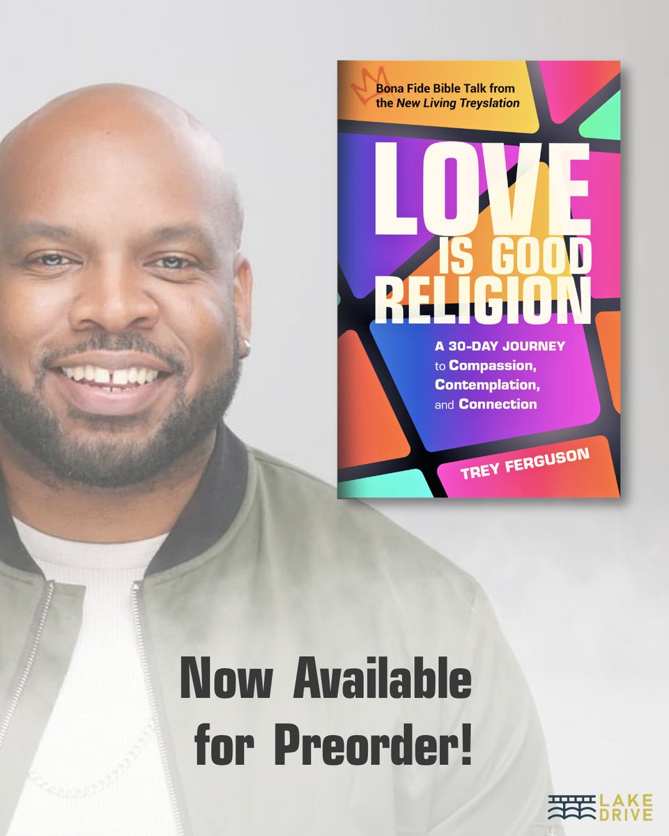 LakeDriveBooks's tweet photo. What if the Bible still has something new to say—not because it has changed, but because we’ve stopped hearing it?

In Love Is Good Religion, pastor and public theologian
@PastorTrey05 reimagines well-known Bible passages with striking clarity in his own New Living Treyslation. https://t.co/wdRrpeYScH