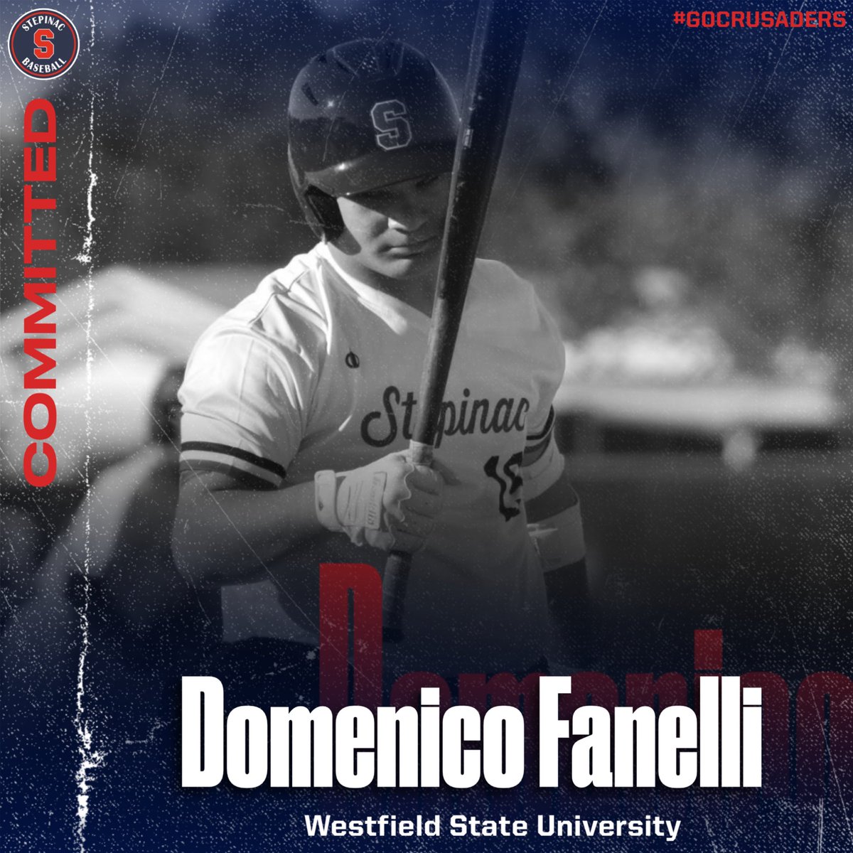 Step_Baseball's tweet photo. Congratulation to Domenico Fanelli ‘27 &amp; his family on his commitment to continue his academic &amp; athletic career at Westfield State University! #LetsGoOwls https://t.co/K7sVKBI5yS