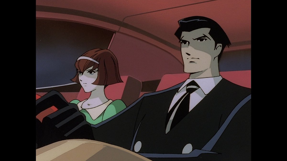 discotekmedia's tweet photo. Big O uses existing masters.

They look decent. We've gone through to minimize interlacing artifacts &amp; prior issues.

Audio is Japanese w/ subs &amp; the legendary English dub. Season 2 also has the English 5.1 made for that season.

A few screenshot examples of both seasons. https://t.co/ErxJfa04qX