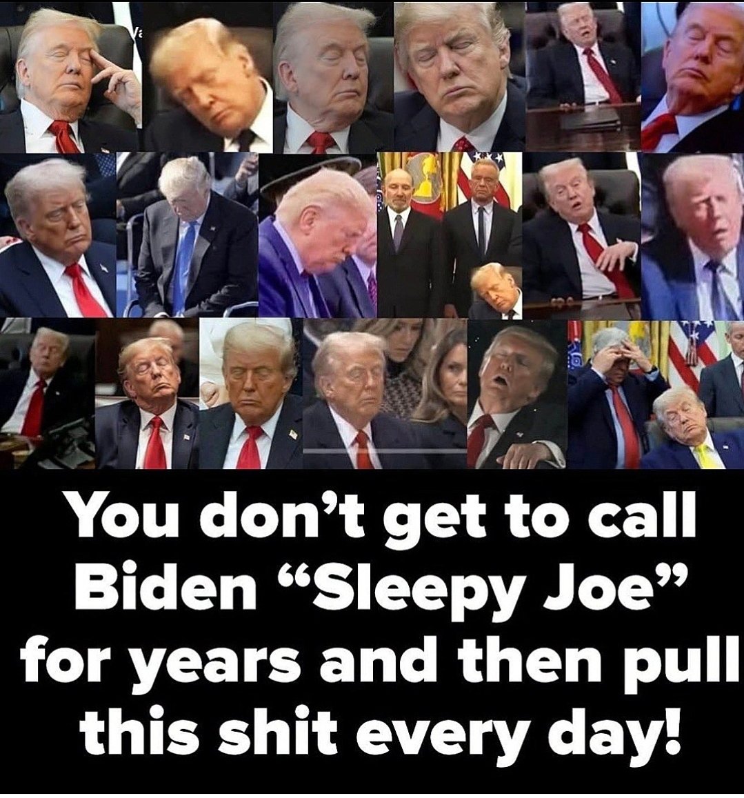 Carina_Amyth's tweet photo. @atrupar We really need to start calling him
"Dozing Don." https://t.co/3RWQFFTMSb