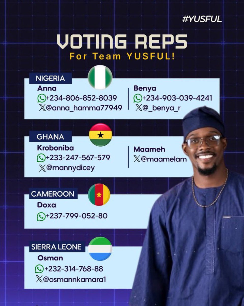 OppongRenelle's tweet photo. Please VOTE for KING YUSUF.

#Bbnaija https://t.co/gtnfdQY77E