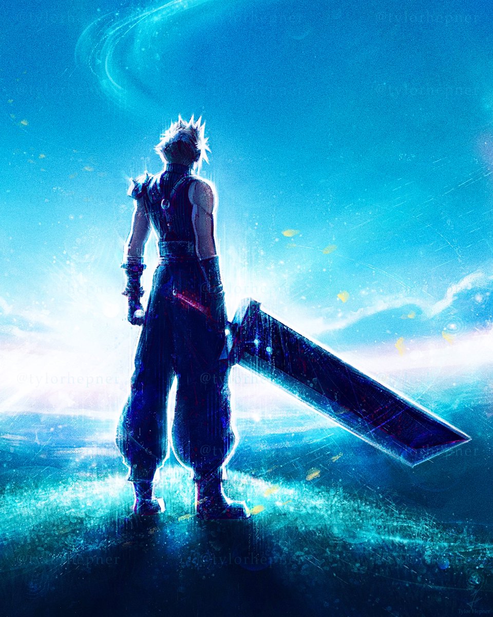 TylorHepnerArt's tweet photo. Happy Birthday Cloud!✨ #FF7R https://t.co/Rimr3Decqh
