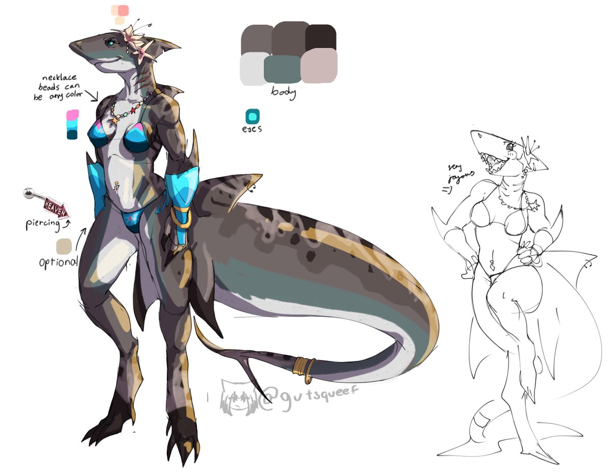gutsqueef's tweet photo. felt really inspired by my diamond design plus the whole shark obsession on twitter so i made an oc :) ! #oc https://t.co/rjxc7hP8HR