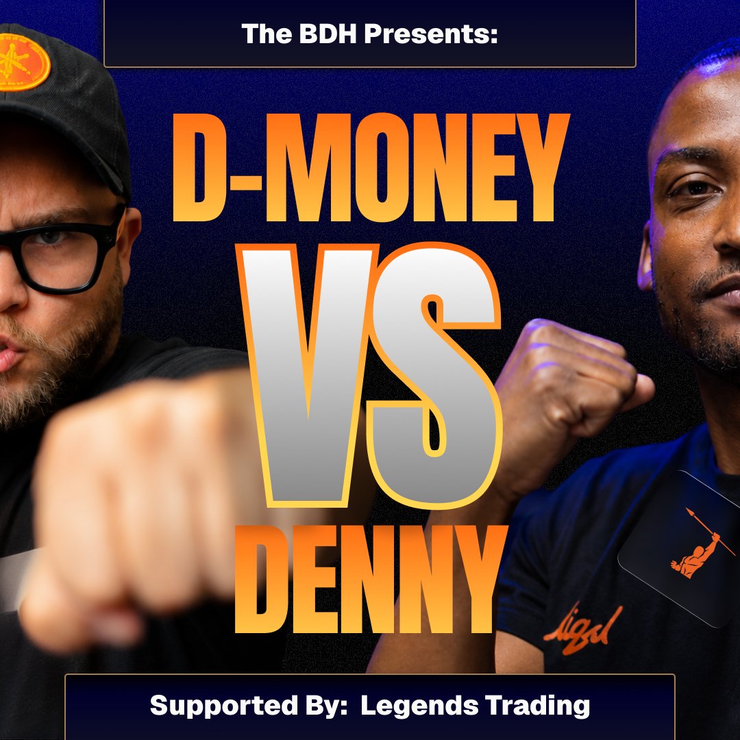 onlypropfirms's tweet photo. D-Money Vs. Denny. 1 on 1. Head 2 Head. No Basketballs only charts. 💀

Starts Tomorrow. LIVE from the BDH! https://t.co/NZWKhiPEfa