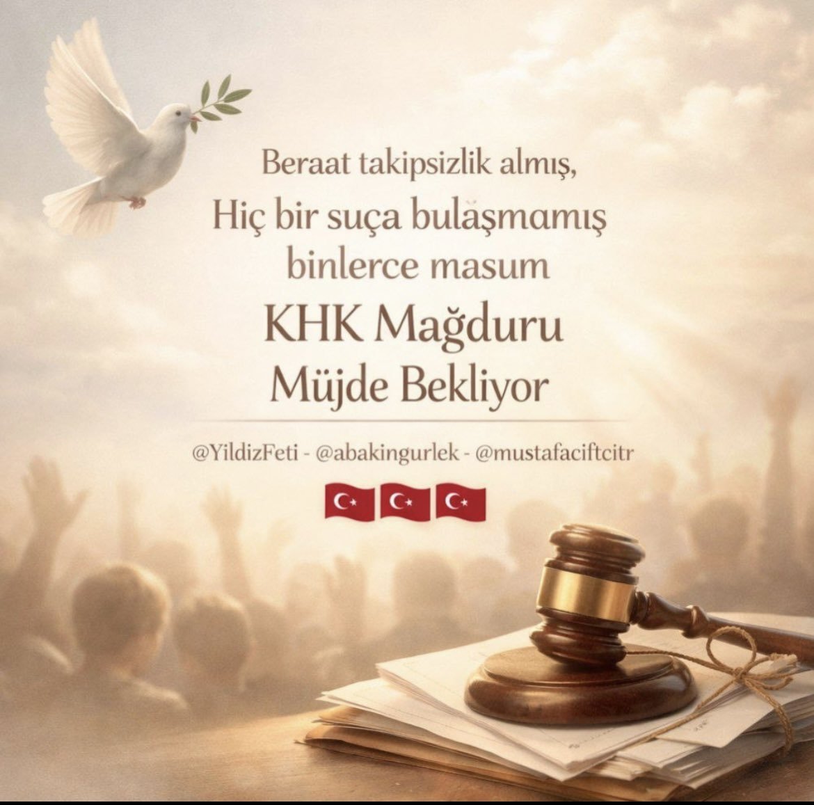 Talhayusuf67's tweet photo. @MTanal Terörle mücadele adı altında, terörle hiçbir bağı olmayan insanların da yıllarca aynı mağduriyet içinde bırakılması; vicdanlarda derin yaralar açmıştır.Artik KHK mağduriyeti son bulmalidır.Devletimizin bu konuyu cozumlemesini istiyoruz #KHKSorunu https://t.co/HTLc67zb4N