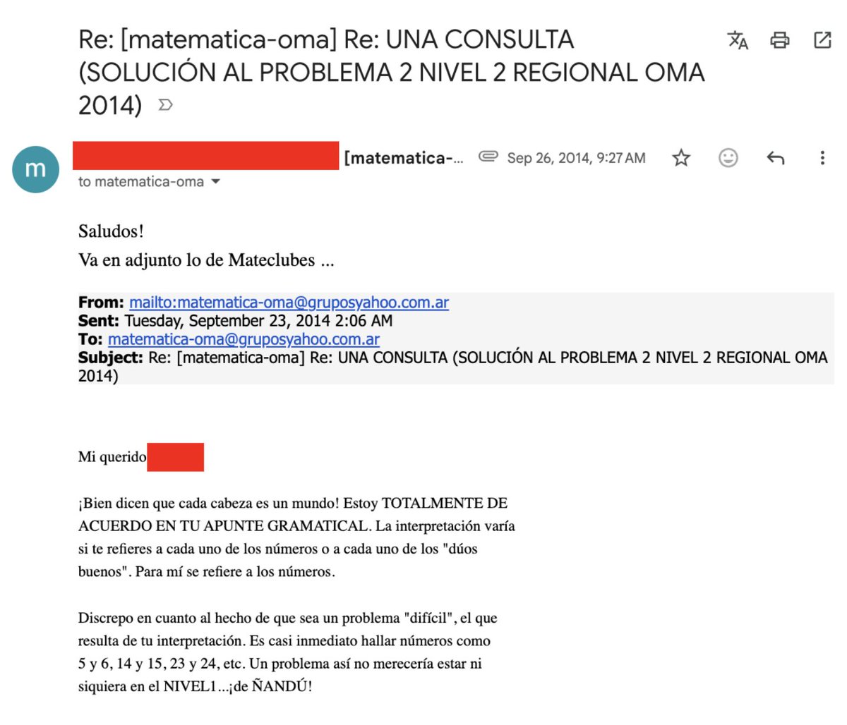 santigpu's tweet photo. Las organizadora/es de la OMA (Olimpiada Matematica Argentina) sabian esto mismo hace muchos años... https://t.co/XpD4JWUnVC