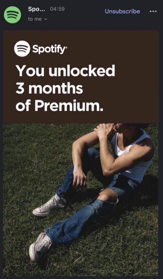 SS1AHR's tweet photo. wait if you presave easier on spotify you get 3 months of free premium https://t.co/zXNDbkYEFw