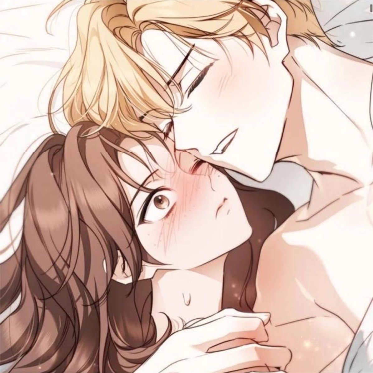 AntoniaVonN's tweet photo. V: you stayed up late.. just sleep a little longer 

P: you don’t actually want to see me get fired do you?? 

V: who would dare lay a hand on you. 

The morning after their first night 🥹🥹 they are so domestic https://t.co/zkUEwTyG2Y