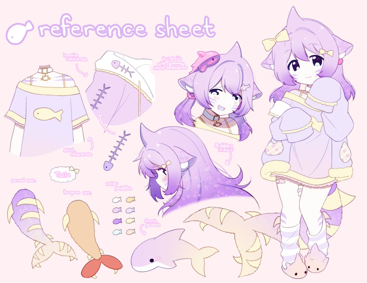 pwupcakie's tweet photo. 𑣲⋆｡˚ The eepiest catshark of the sea~ ⊹ ࣪ ˖  

♡ oshi marks: 🐟🎀🩹
♡ design: @/UmiSeii   

𐙚 fan merch + skebs OK! 

♡ general/memes: #pwupbro
♡ art: #pwuptart +🔞#pwupgaki

୨୧ socials + fan art info⤵️ https://t.co/3ZAuCjBmB9