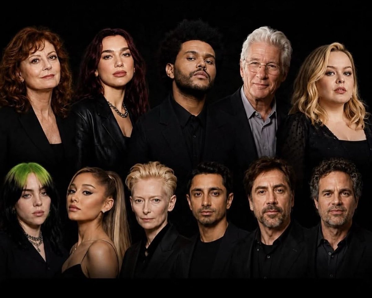 Malcolm_Pal9's tweet photo. Stars are turning their personal treasures into hope. 🇵🇸❤️

Dua Lipa, Billie Eilish, Susan Sarandon, and more are donating personal items to raise money for UK university scholarships for Palestinian students from Gaza. https://t.co/BI3J34apQ1