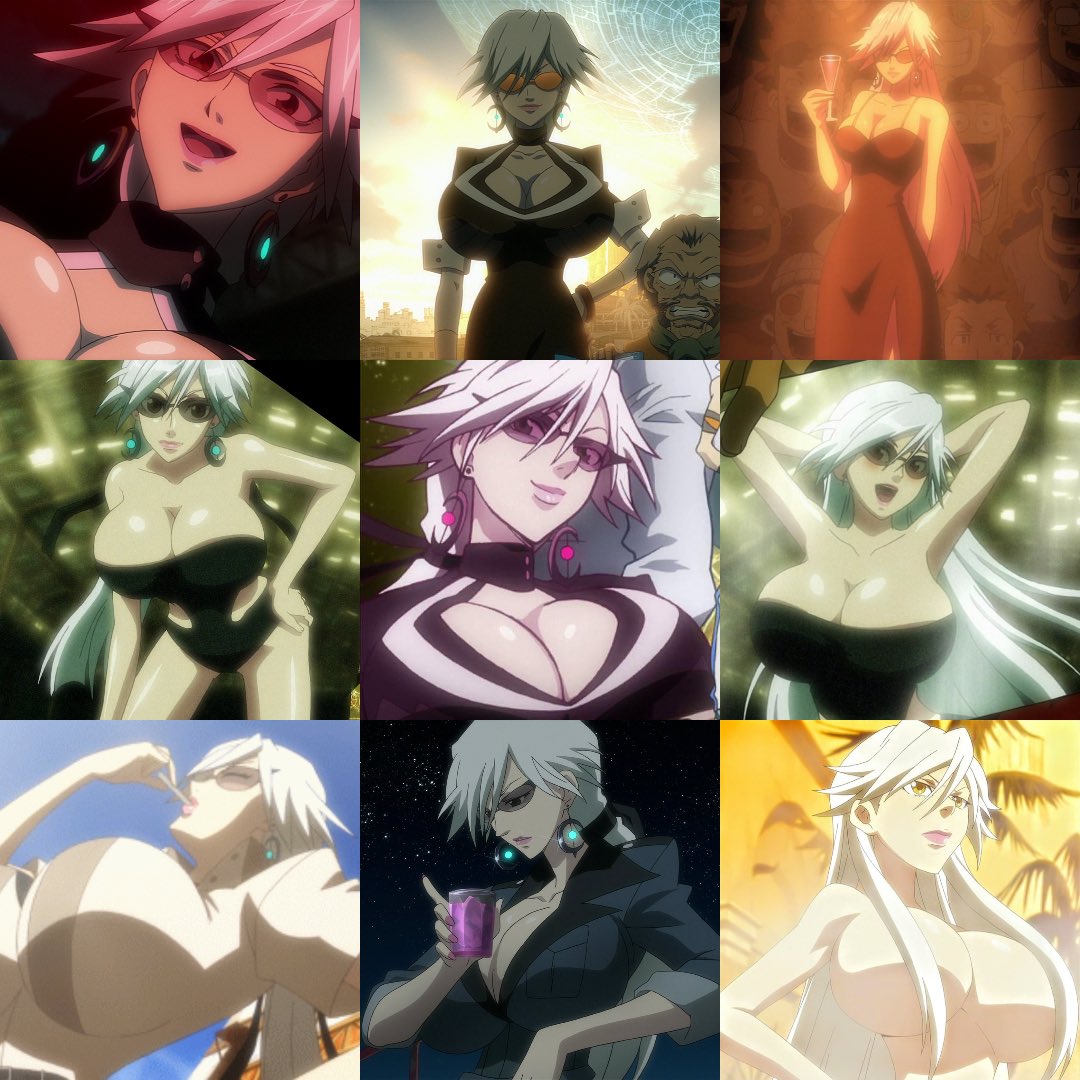 blueslime00's tweet photo. @Ma0szeone I think niche characters would be more interesting:

Haruka Gracia: Already fashionable, a gyaru look would contrast nicely with her original palette

Chichi-Sama: A haughty feudal Japanese noblewoman but a more modern take on her as a rude,bitchy gyaru would fit her well https://t.co/NQ3PbiPBz3